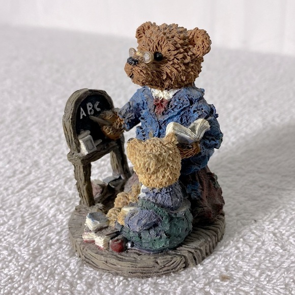 Vintage Charming Professor Bear Teacher Figurine Collectible - Picture 1 of 9